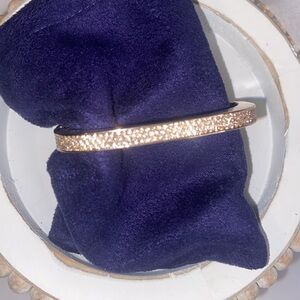 EUC SWAROVSKI CRYSTAL ROSE GOLD BRACELET